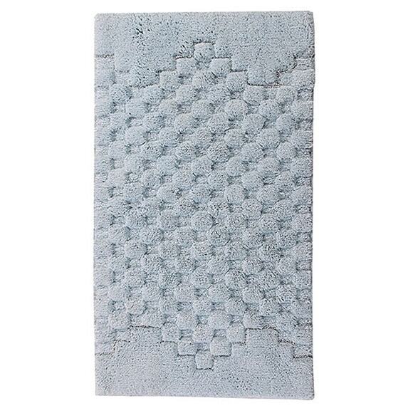 Knights Bridge Melange Bath Rug Collection, 17" x 24", Light Blue - Picture 6 of 6